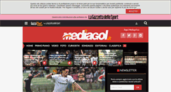 Desktop Screenshot of mediagol.it